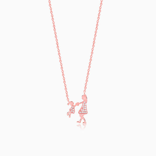 Rose Gold Always Us Necklace