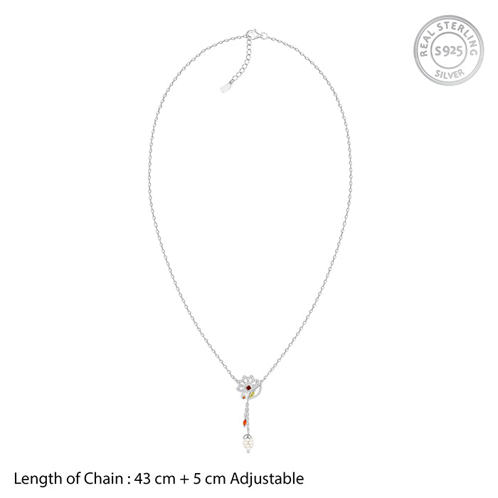 Silver Bhavani Necklace