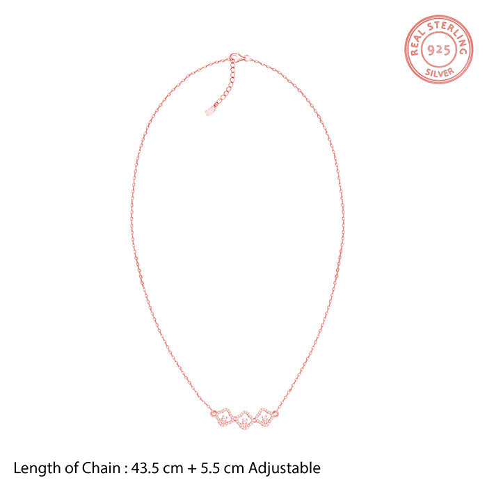 Rose Gold Classic Spark Necklace
