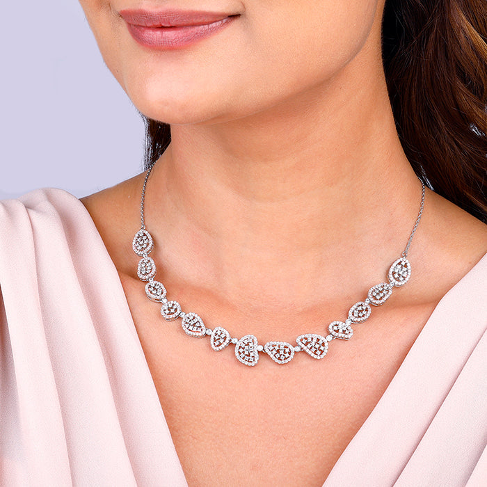Rose Gold Call It Love Necklace