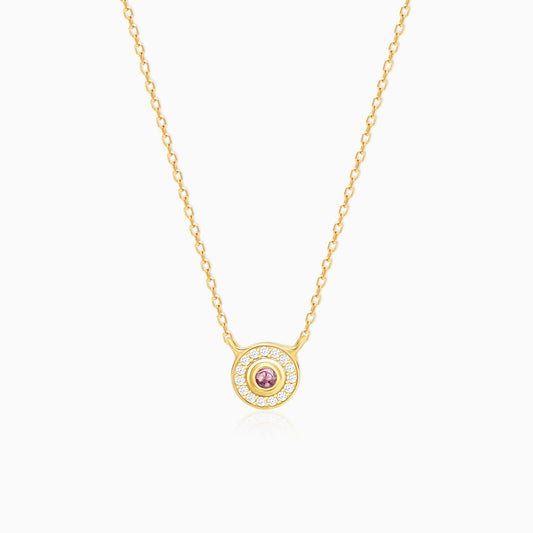 Golden Circle Of Life Necklace