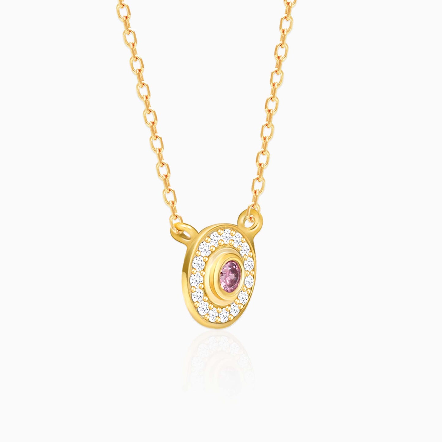 Golden Circle Of Life Necklace