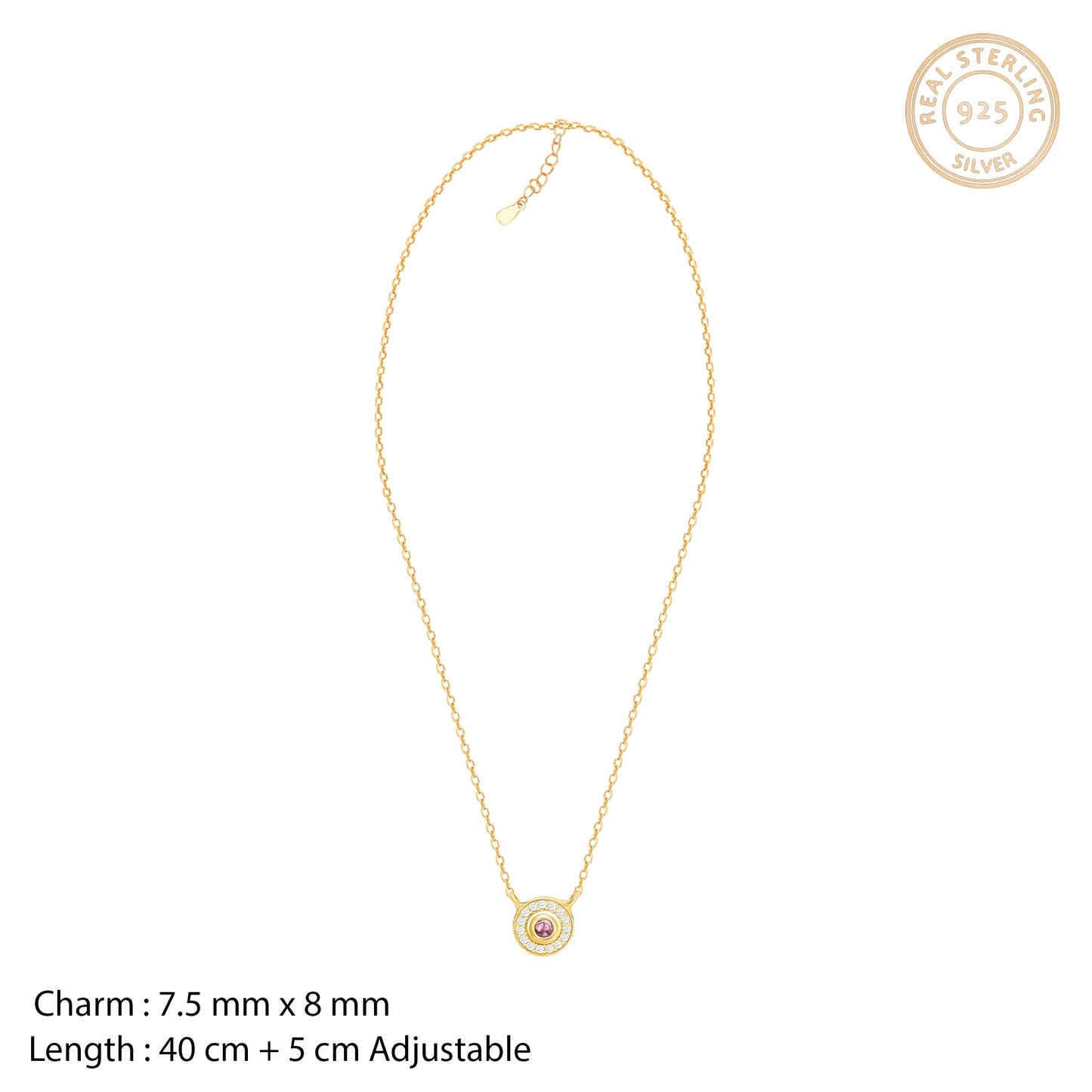 Golden Circle Of Life Necklace