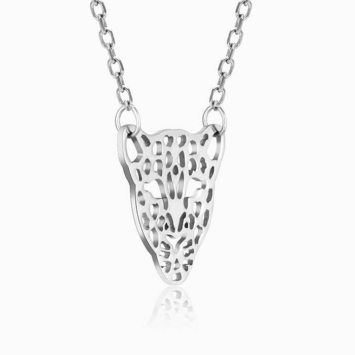 Silver The Big Cat Necklace