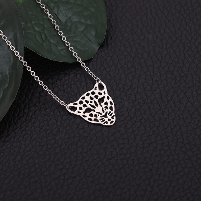 Silver The Big Cat Necklace