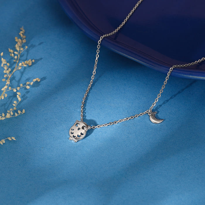 Silver Wanderers of The Night Necklace