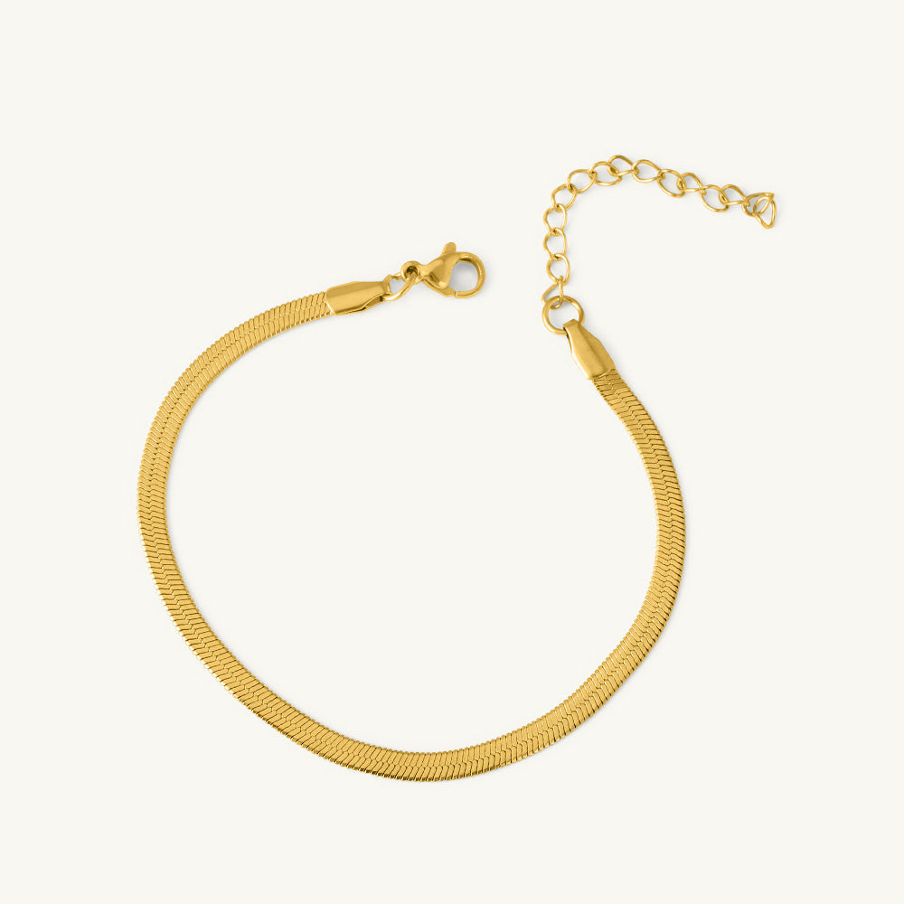 Twisted Round Hoop Earrings & Snake Charm Bracelet Combo Set