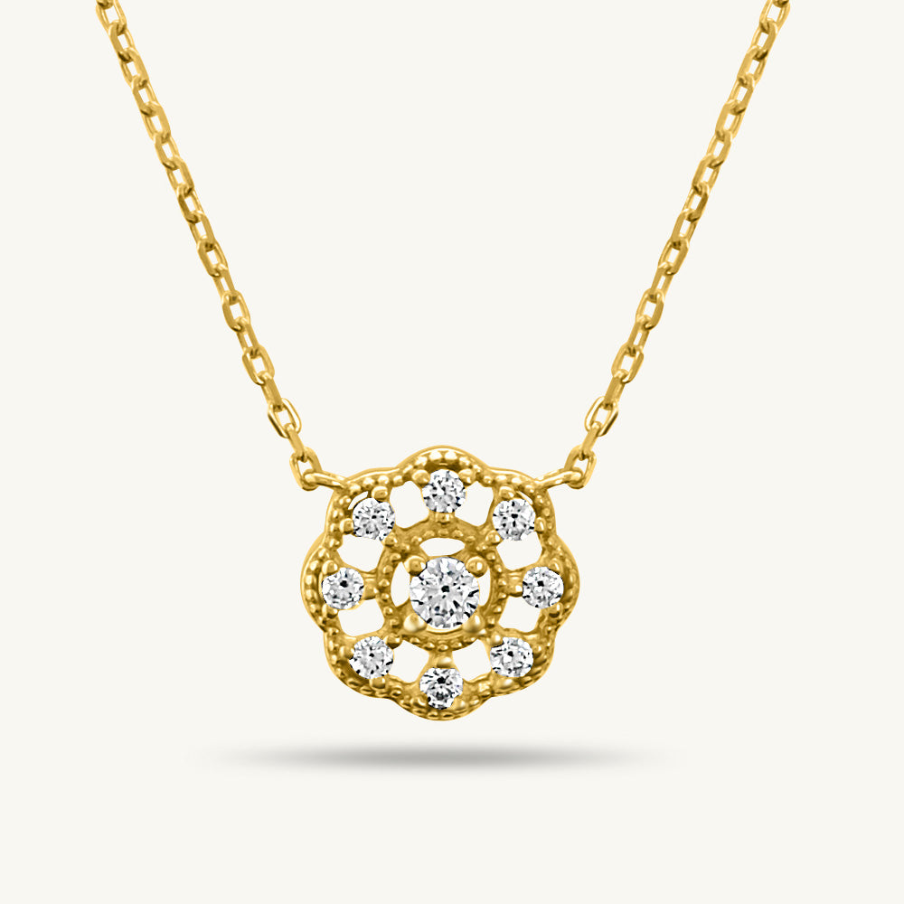 Lakshmi Diamond Mangalsutra | BIS Hallmarked | 18k Gold Vermeil