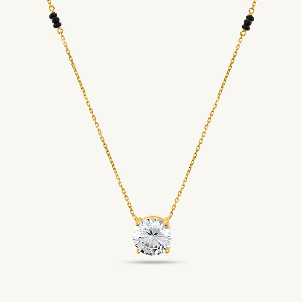 Royal Solitaire Diamond Mangalsutra