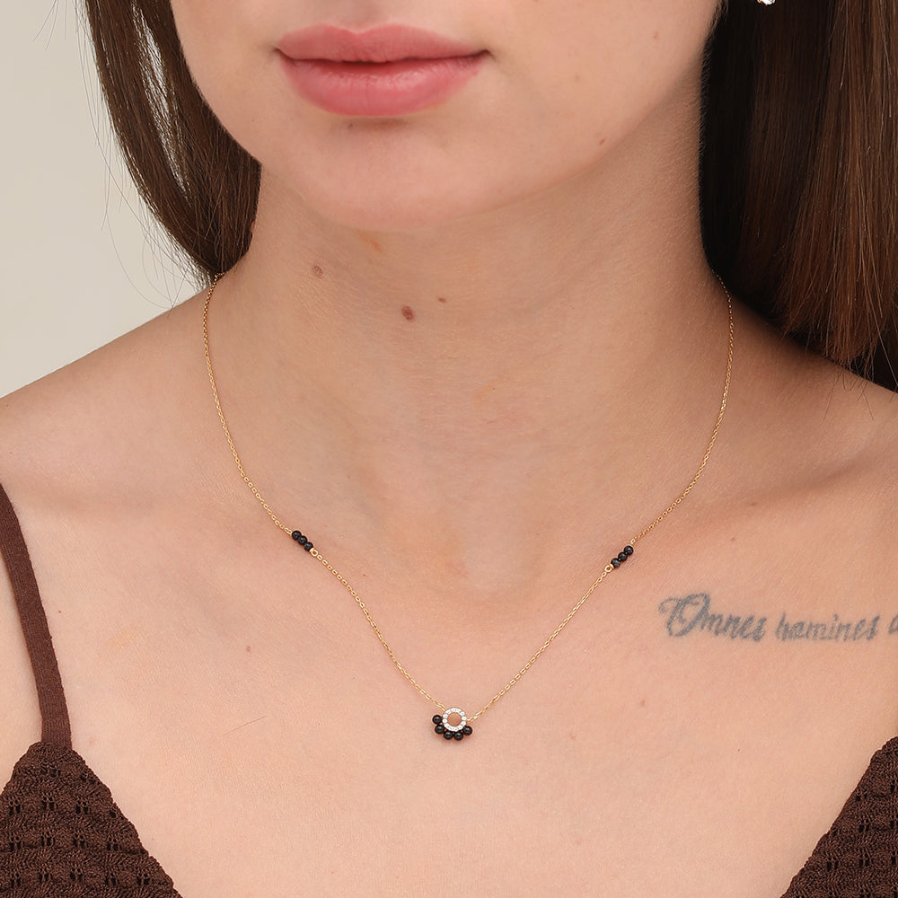 Tahakshi Diamond Mangalsutra | BIS Hallmarked | 18k Gold Vermeil