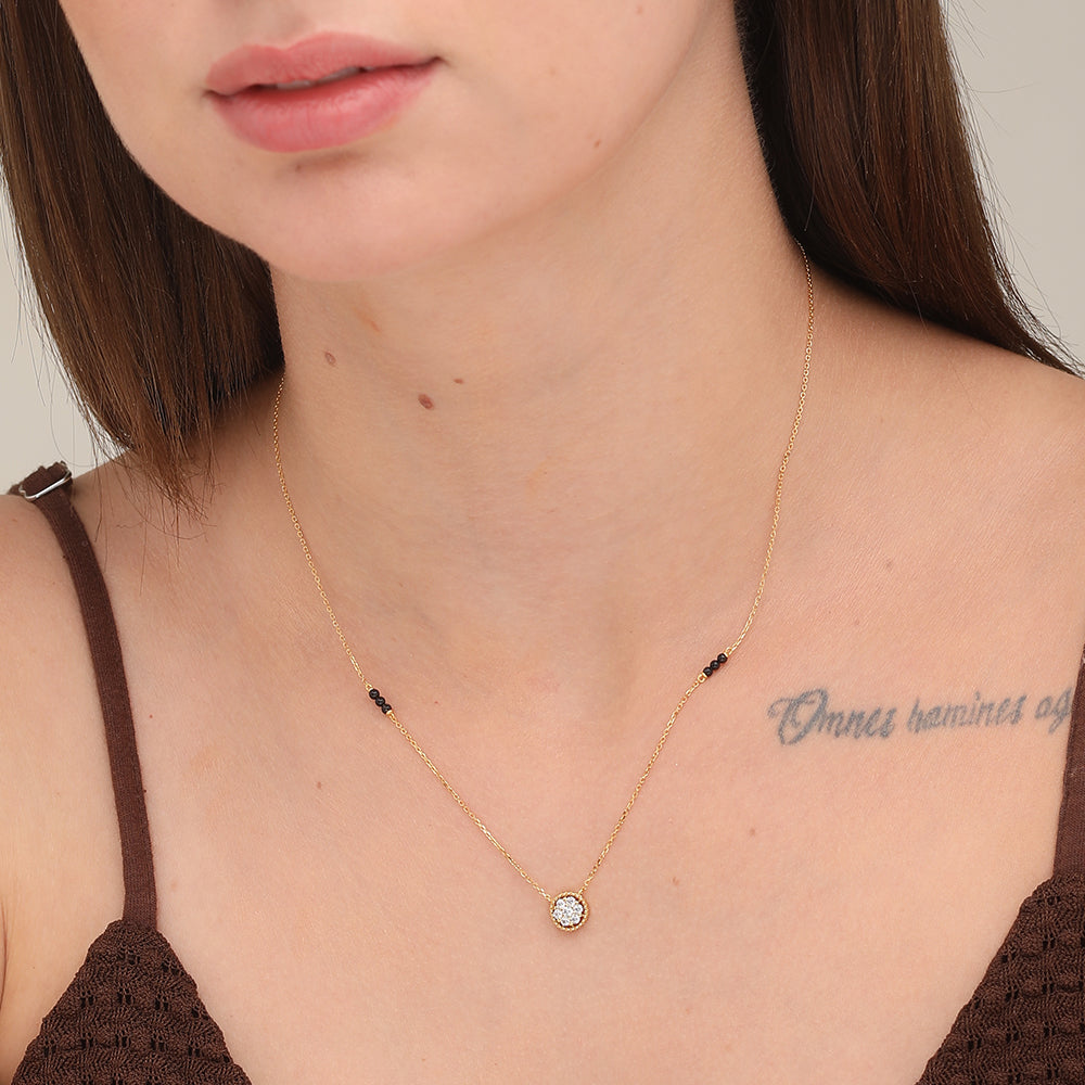 Tvasti Diamond Mangalsutra | BIS Hallmarked | 18k Gold Vermeil
