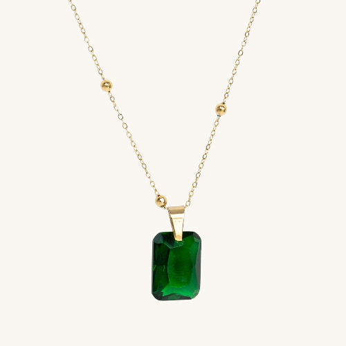 Roman Tales Bracelet & Dazzling Emerald Necklace Combo Set