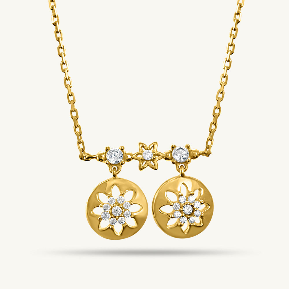 Ishani Diamond Mangalsutra | BIS Hallmarked | 18k Gold Vermeil