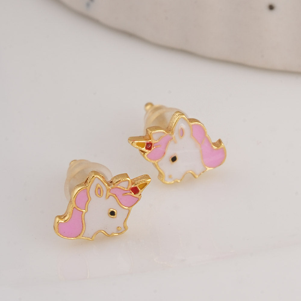 Unicorn Glow 925 Silver Studs