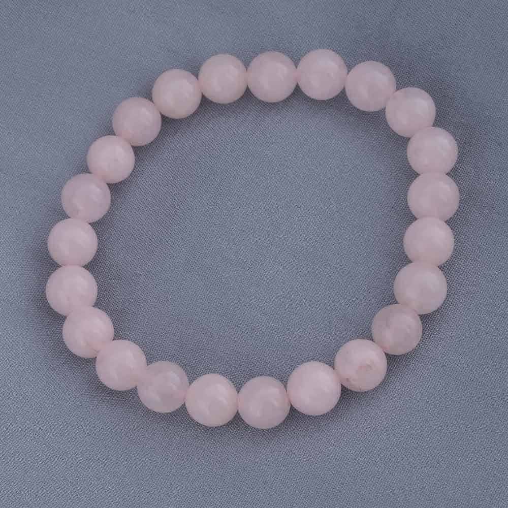 Natural Peach Bead Bracelet