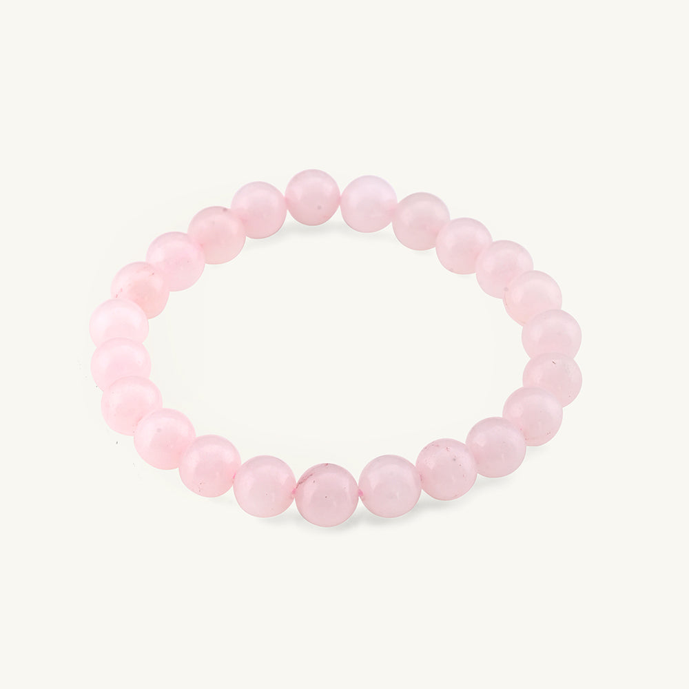 Natural Peach Bead Bracelet