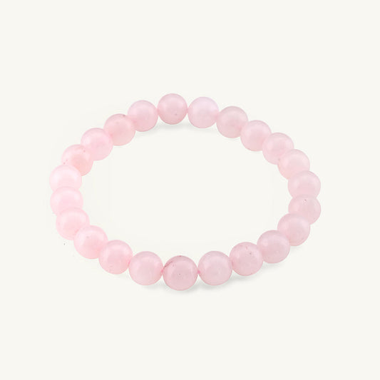 Natural Peach Bead Bracelet