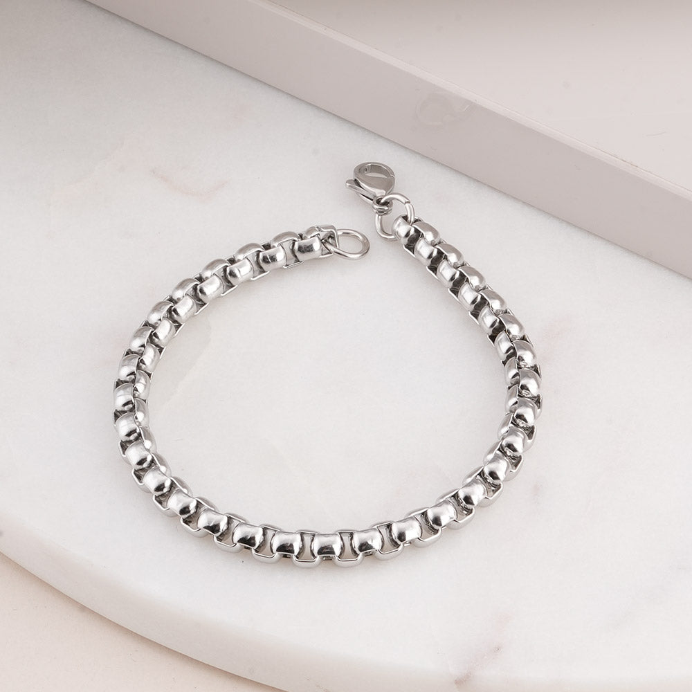 Silver Ball Chain Bracelet
