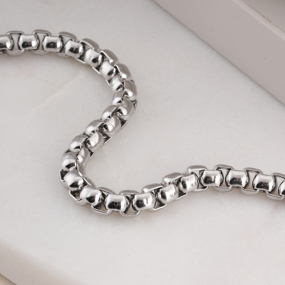 Silver Ball Chain Bracelet