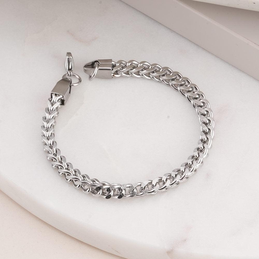 Silver Ball Chain Bracelet