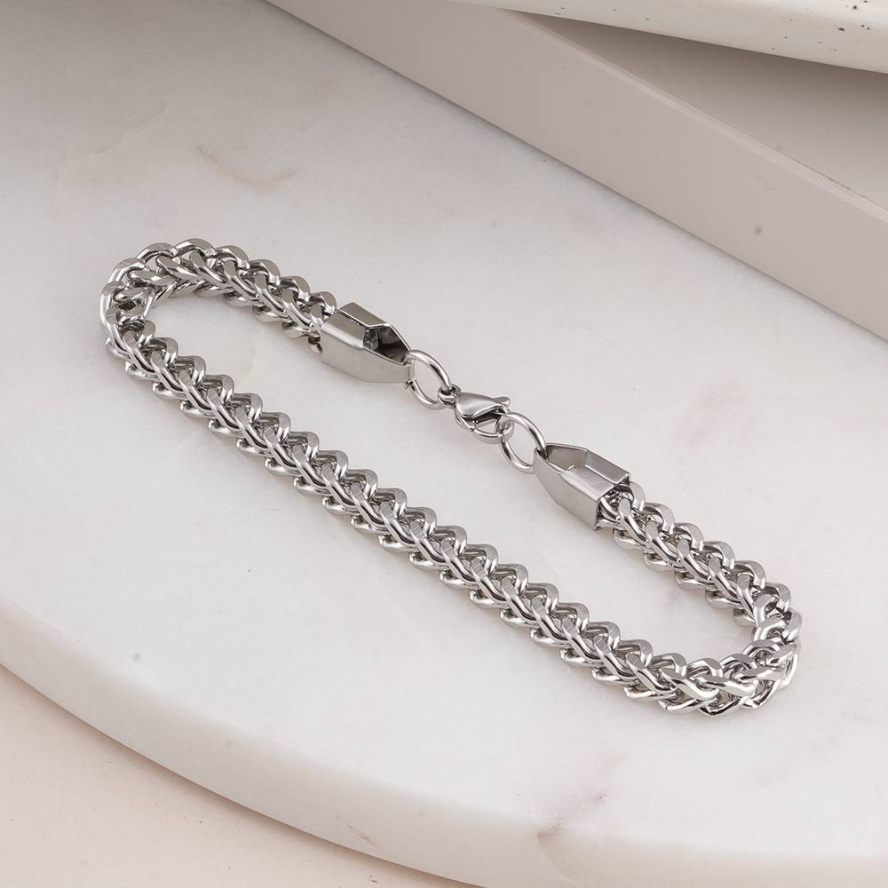 Silver Ball Chain Bracelet