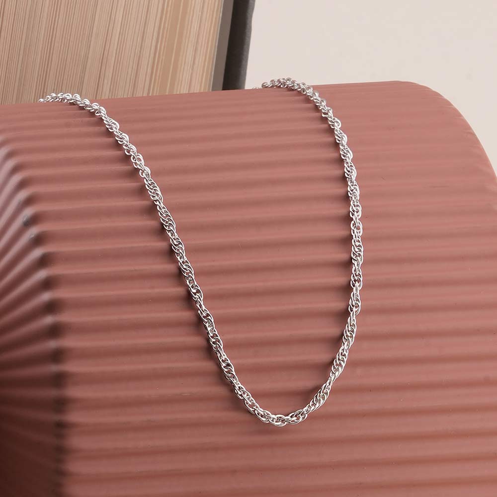 Woven 925 Silver Chain