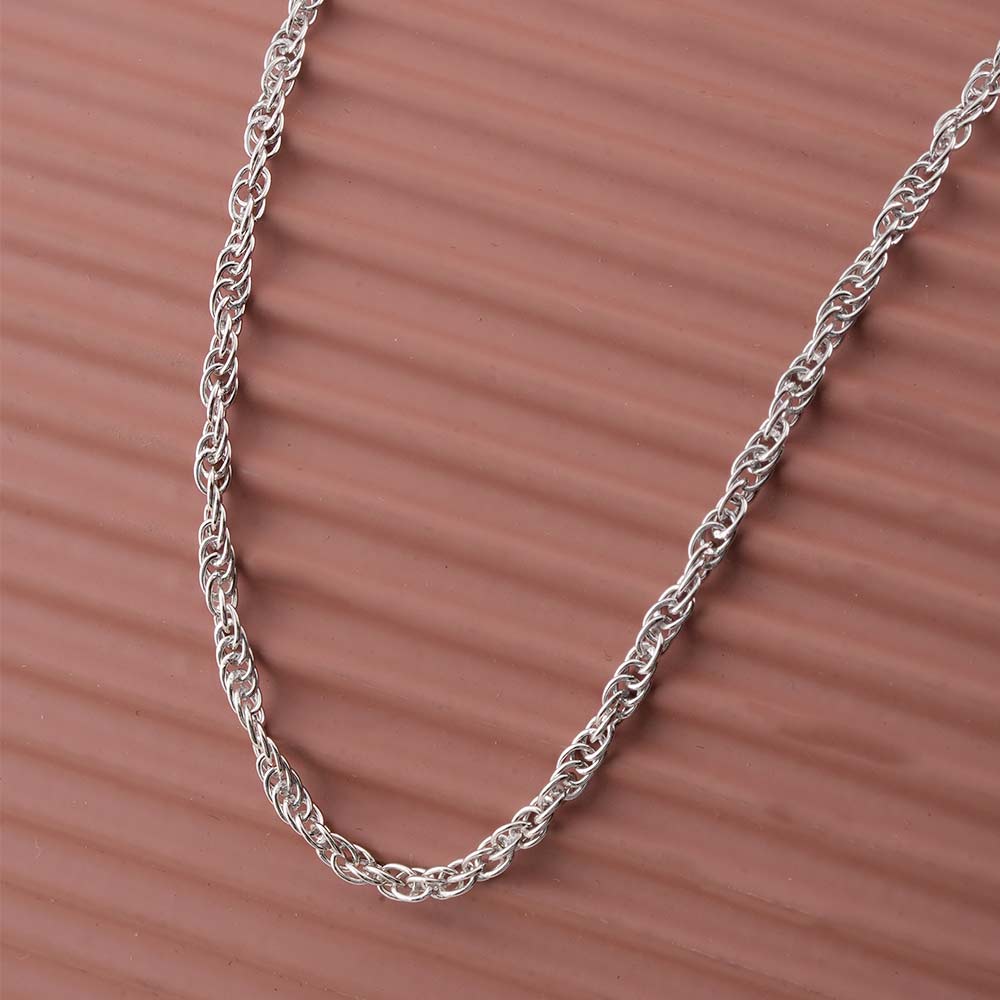 Woven 925 Silver Chain