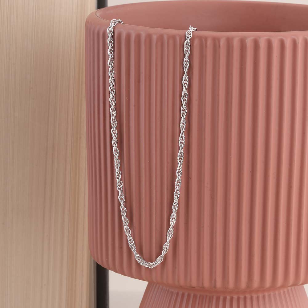 Woven 925 Silver Chain