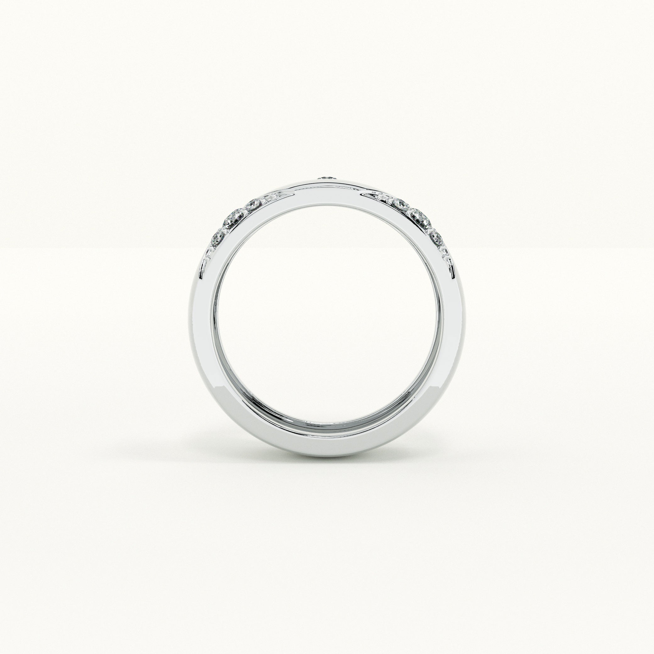 Triad of Love 925 Silver Men's Band