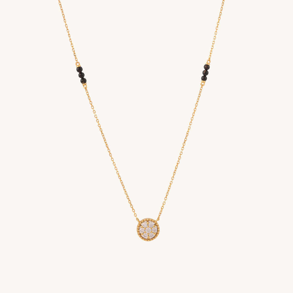 Tvasti Diamond Mangalsutra | BIS Hallmarked | 18k Gold Vermeil