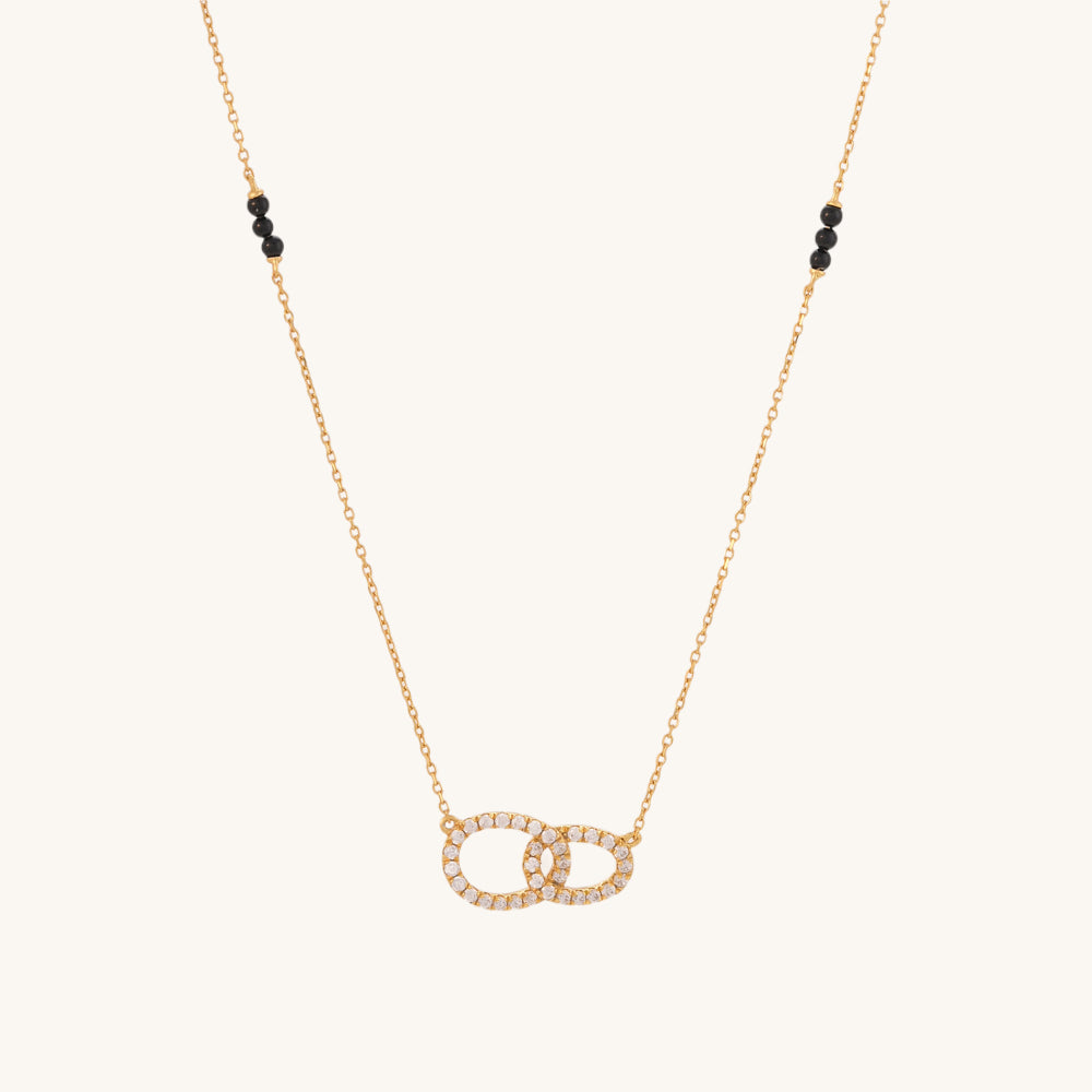 Girisha Diamond Mangalsutra | BIS Hallmarked | 18k Gold Vermeil