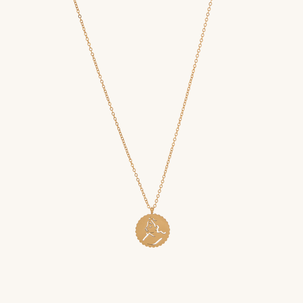 Engraved Woman Necklace