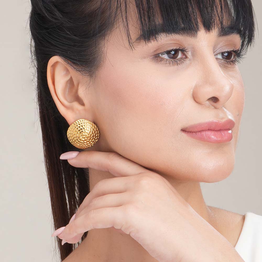 Gilded Whirl Earrings