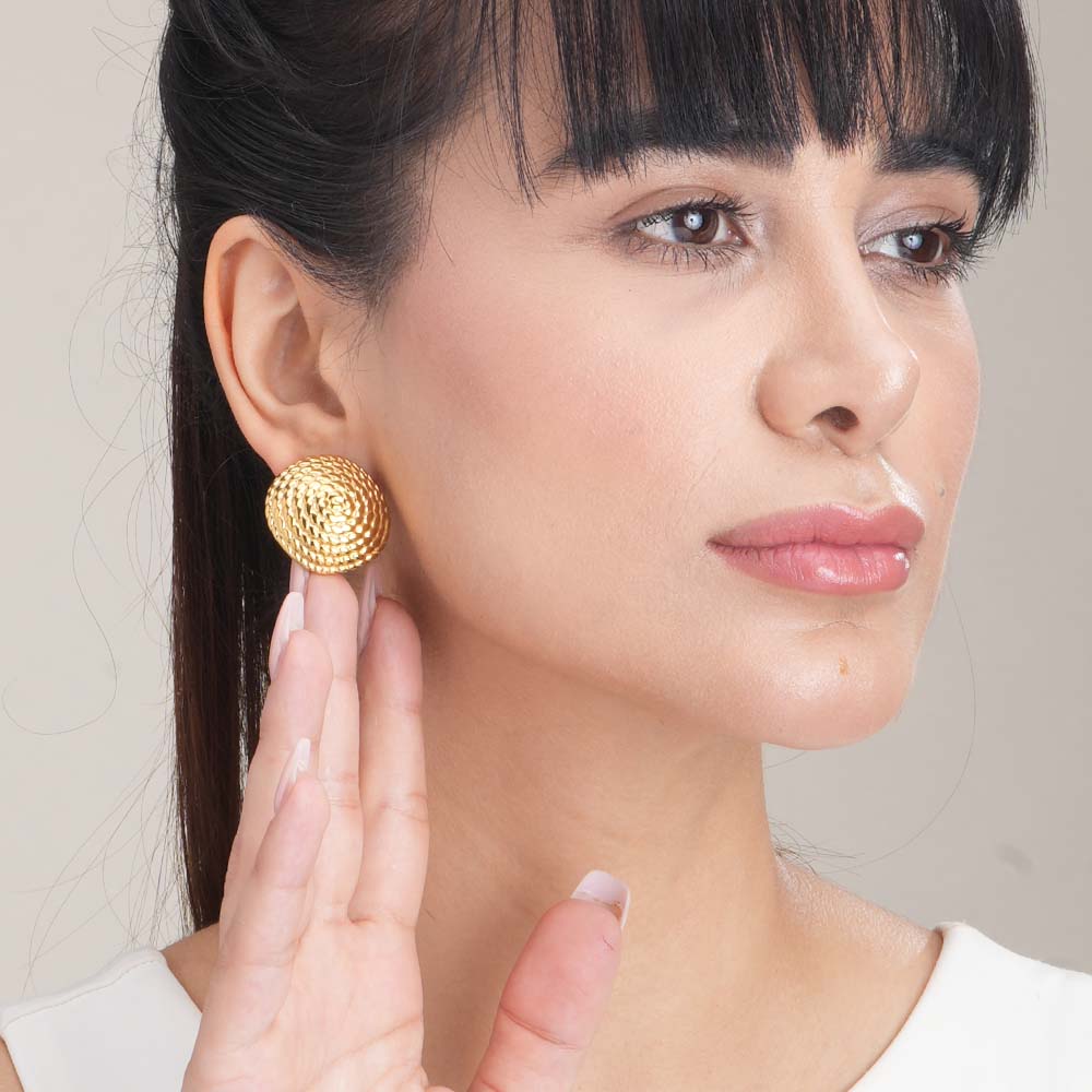 Gilded Whirl Earrings
