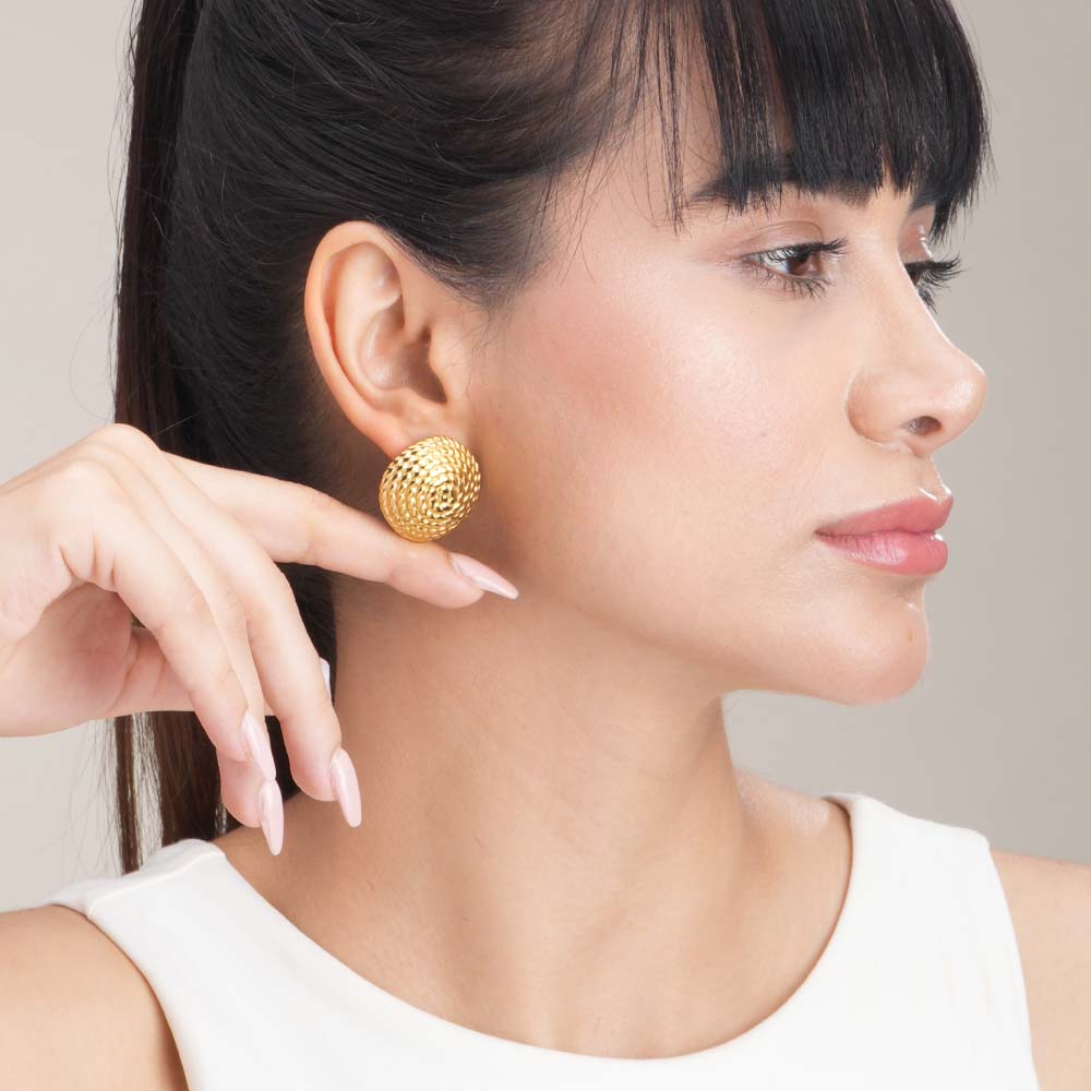 Gilded Whirl Earrings