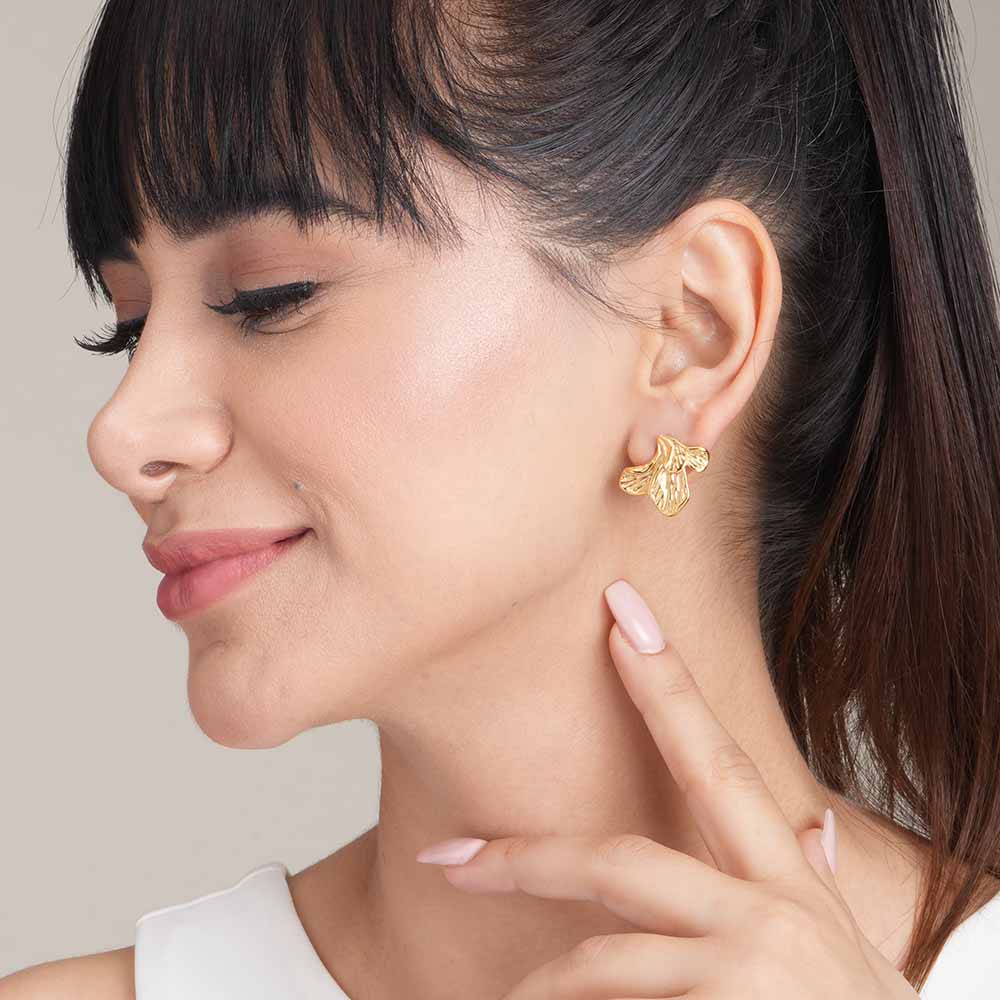 Molten Leaves Earrings