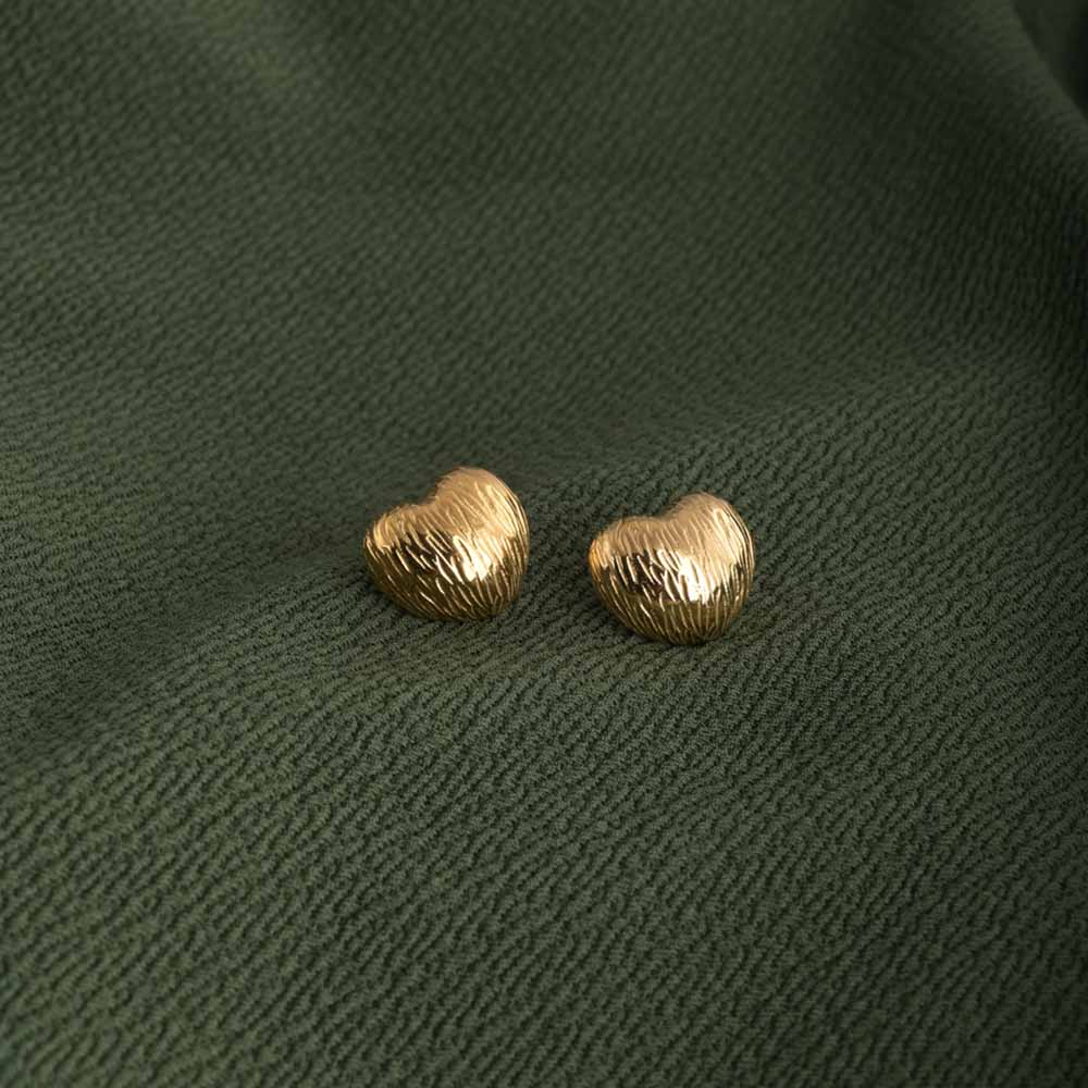 Abstract Heart Earrings