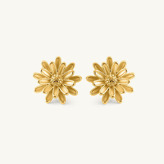 Golden Daisy Earrings