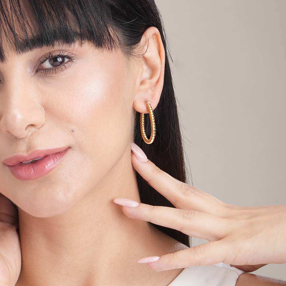 Golden Horseshoe Earrings