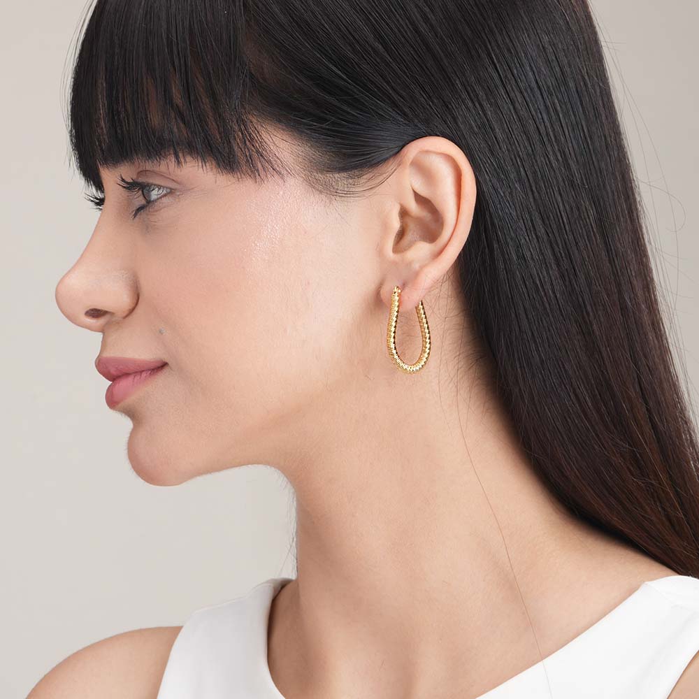 Golden Horseshoe Earrings
