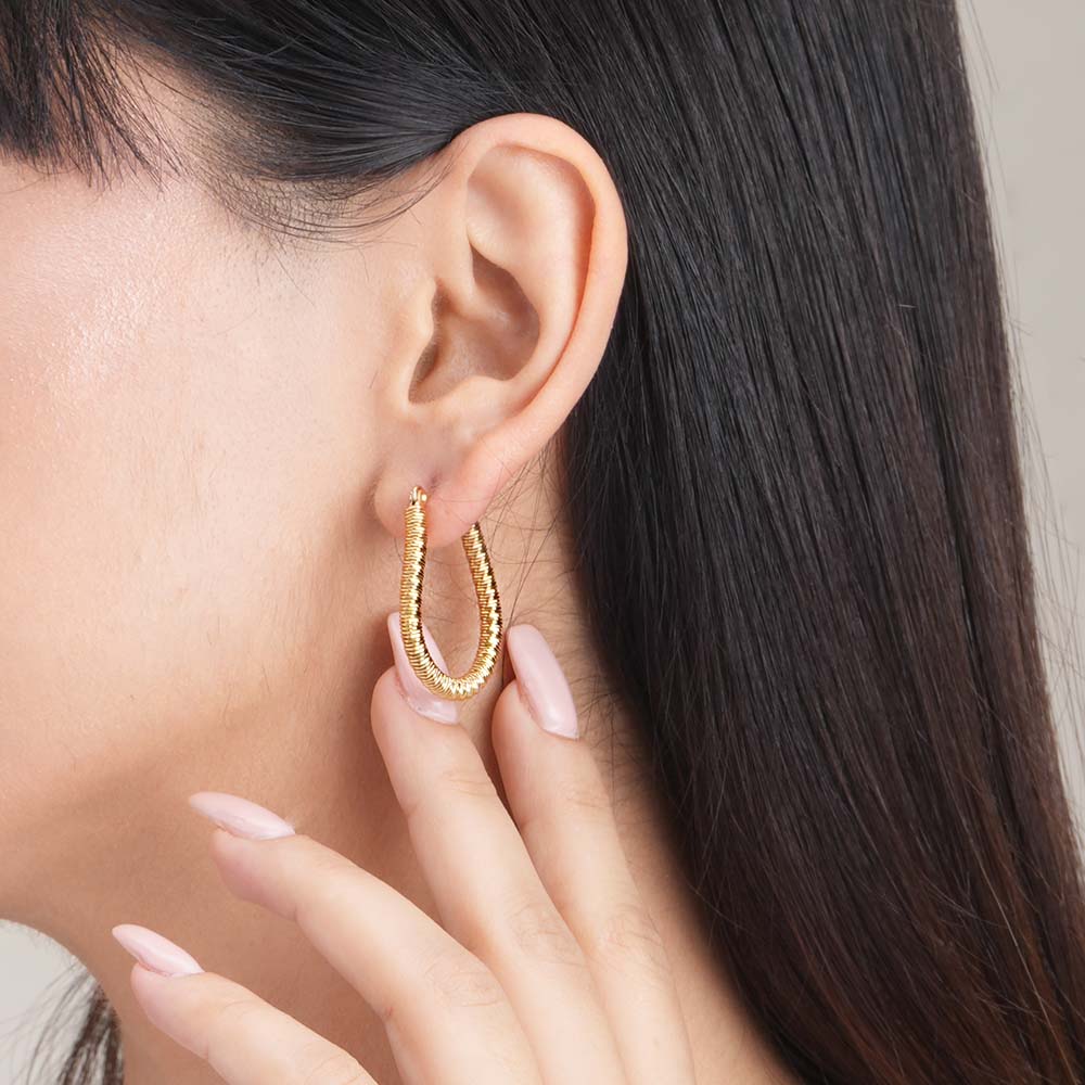 Golden Horseshoe Earrings