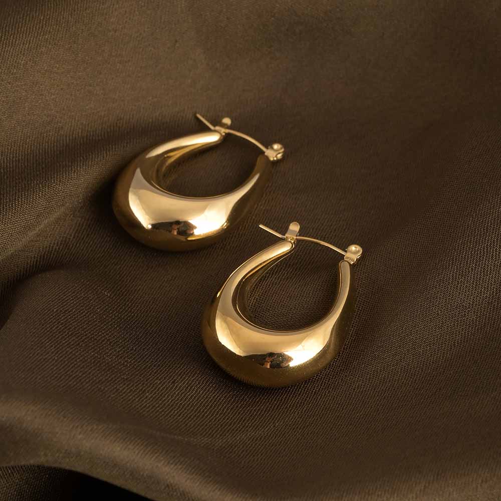 U-shaped Chunky Earrings