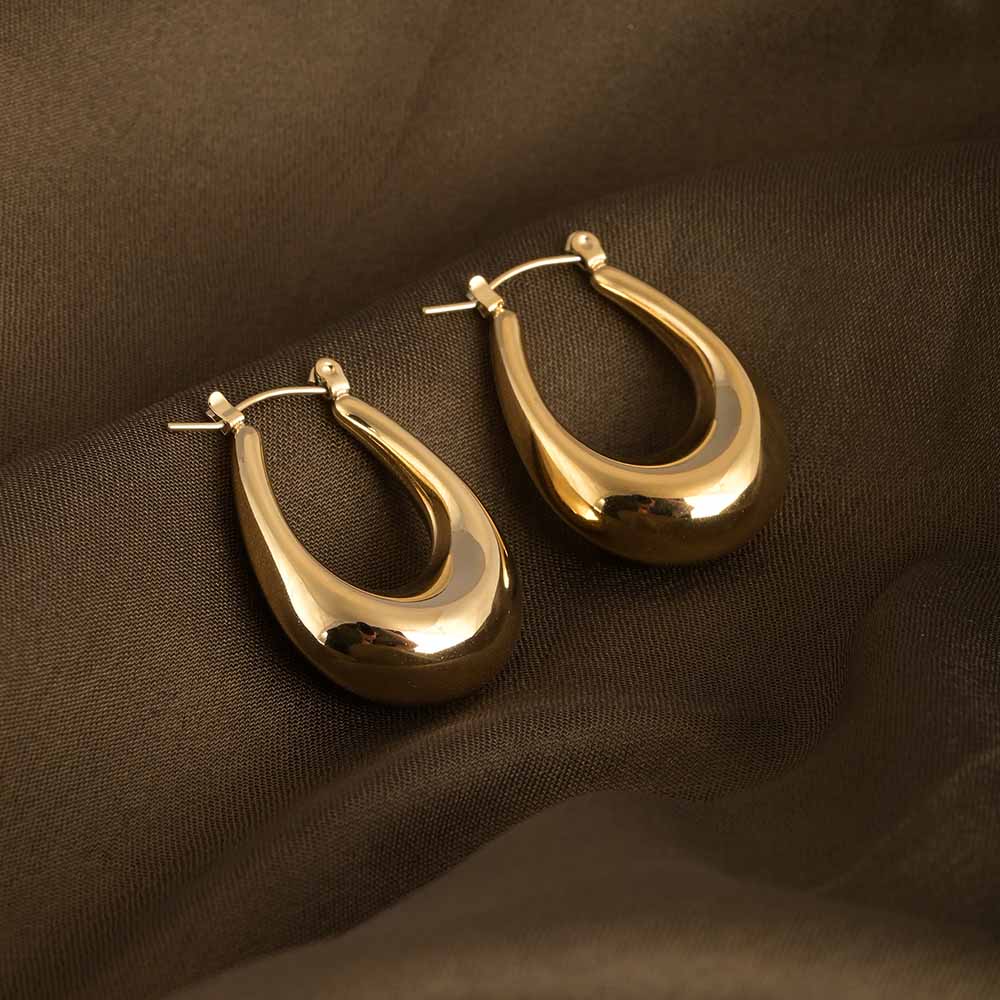 U-shaped Chunky Earrings