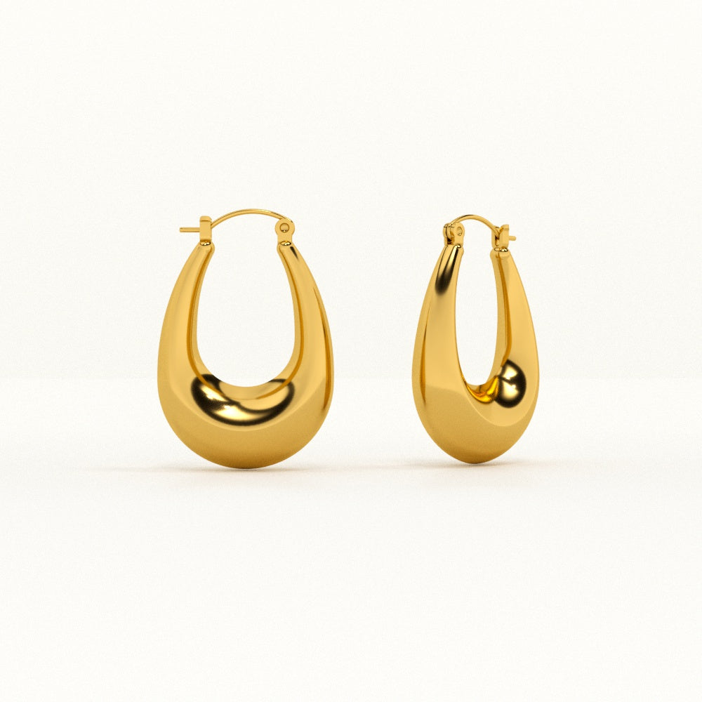 U-shaped Chunky Earrings