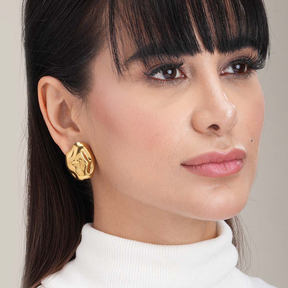 Golden Rock Earrings