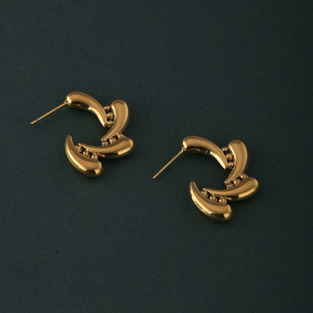 Floral Twist Earrings