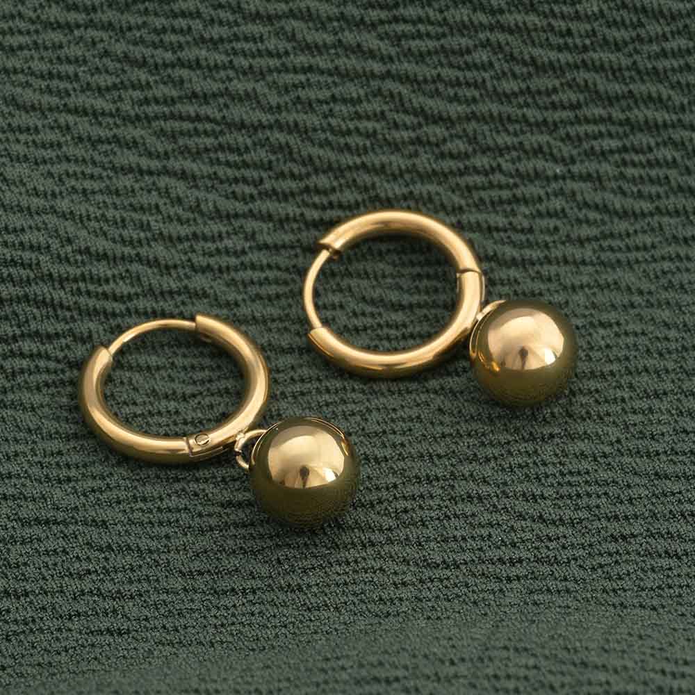 Golden Orb Earrings