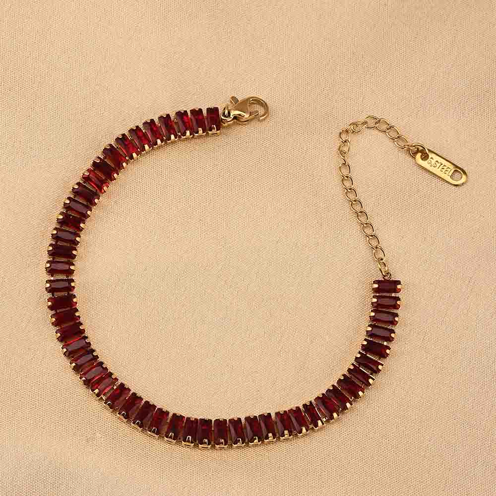 Red Radiance Statement Bracelet