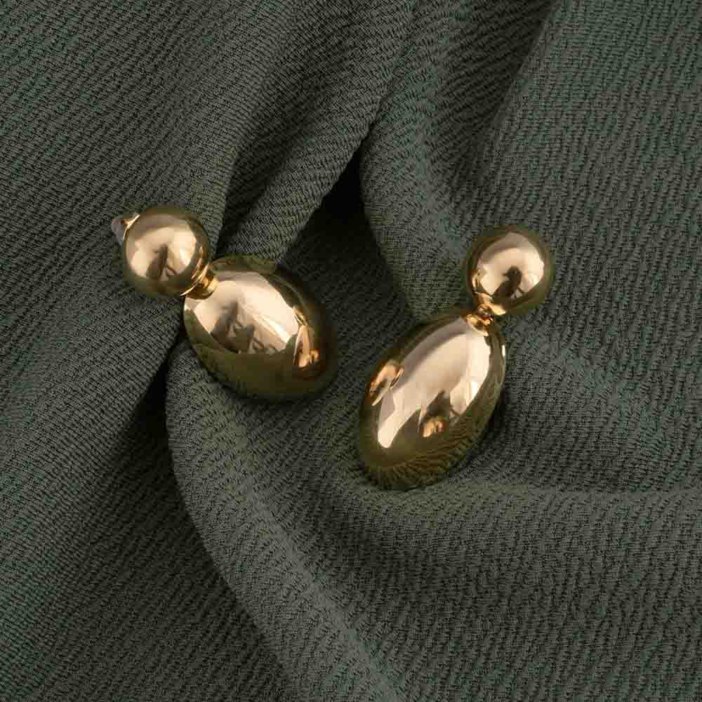Golden Globes Drop Earrings