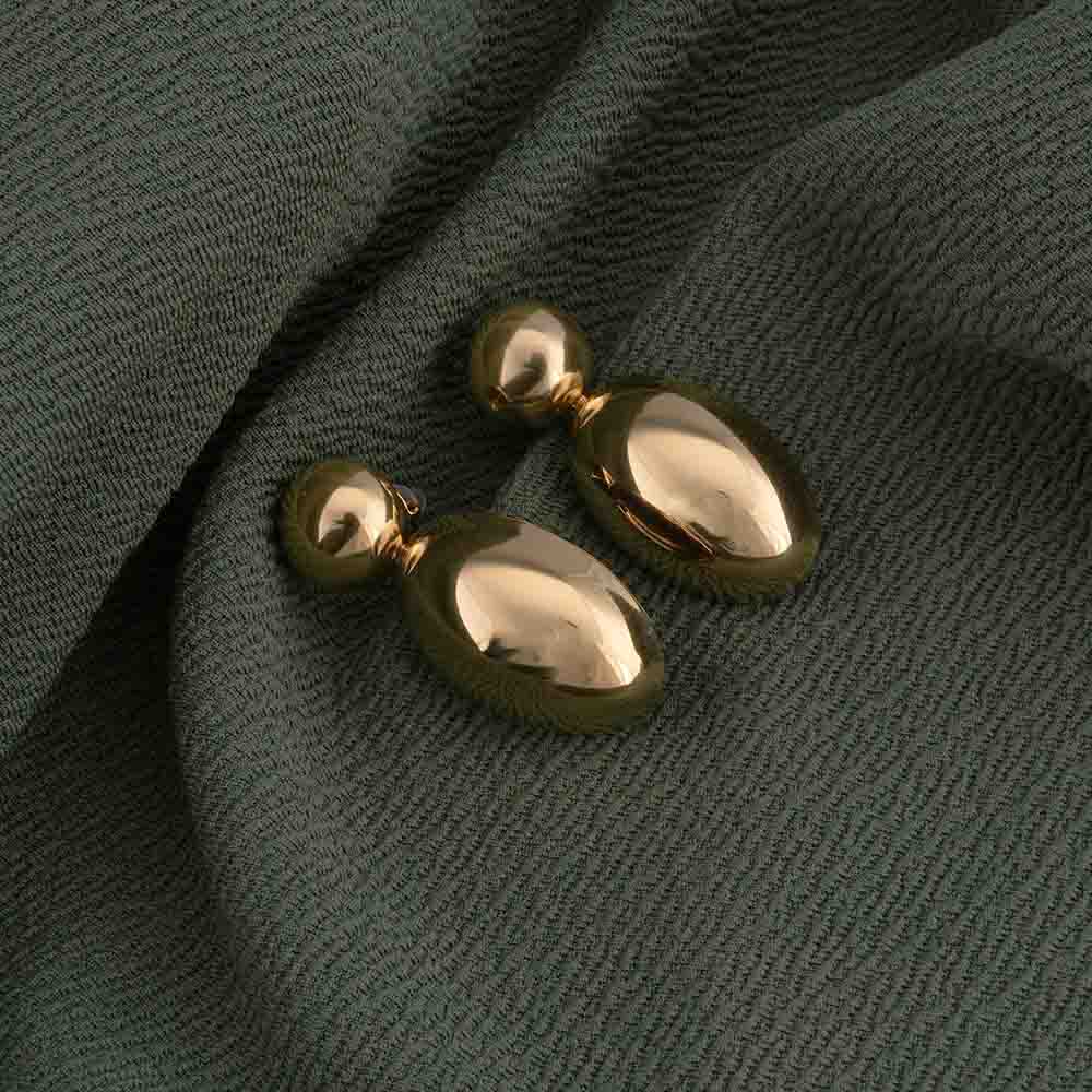 Golden Globes Drop Earrings